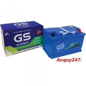 Ắc quy GS 80AH DIN80L (LN4)