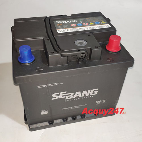 bình ắc quy 12V 43AH cọc thấp