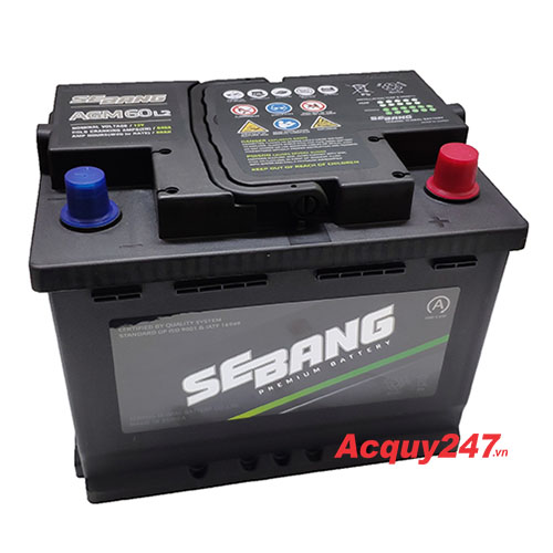 ắc quy sebang agm 60ah