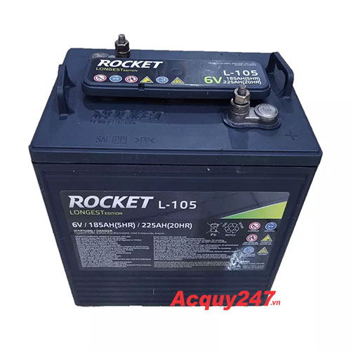 ắc quy xe nâng điện rocket l-105