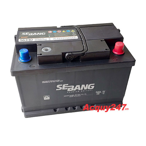 bình ắc quy Sebang 12V 63AH